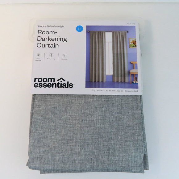 Darkening Curtain Panel Room Essentials 84" x 42"